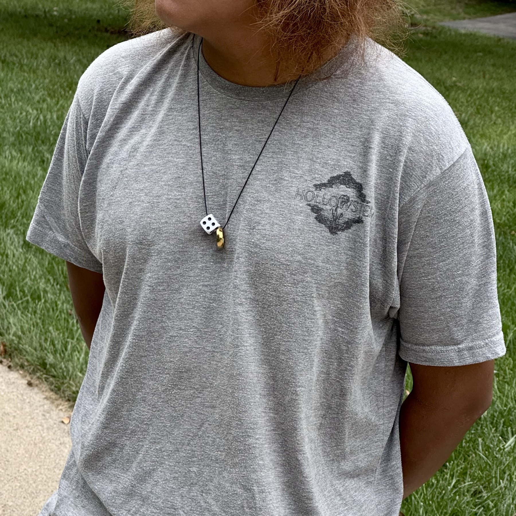 Gray shirt — front